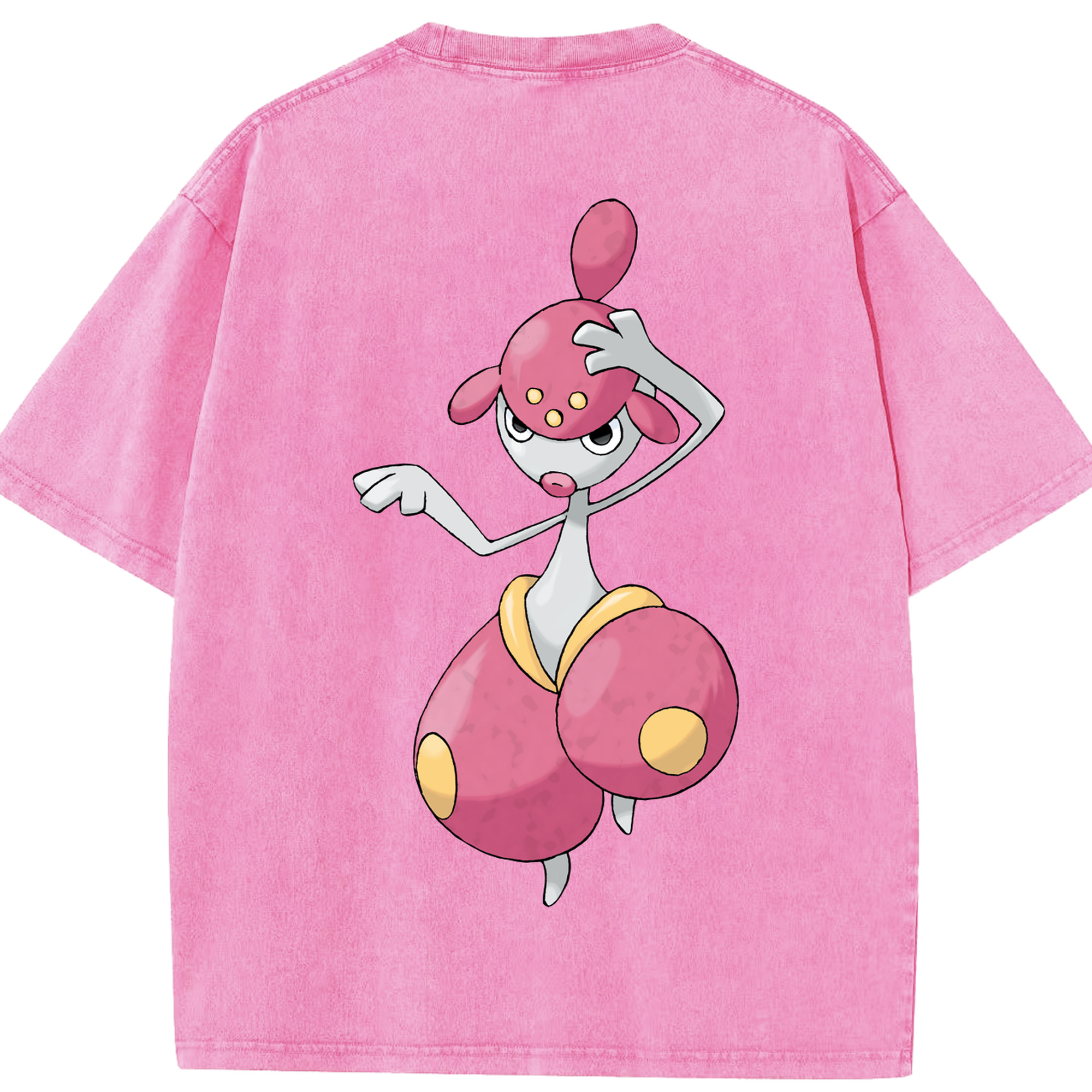 （画像用） ポケットモンスター Pokémon 綿100% ヴィンテージ風 半袖Tシャツ（背面プリント）